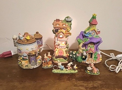 Set porcelain handpainted - set/7,