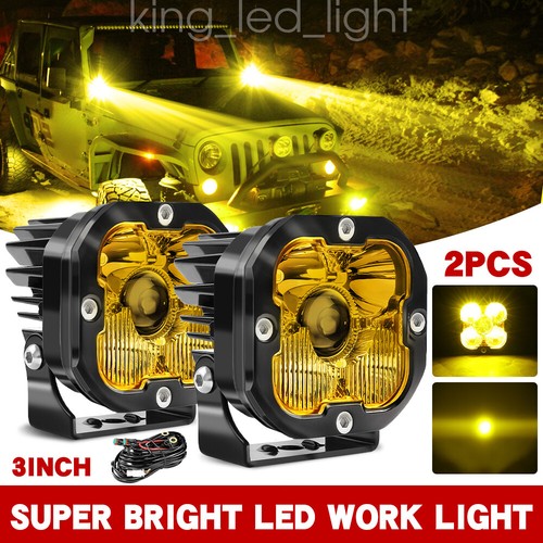 Amber laser led - 3'', light