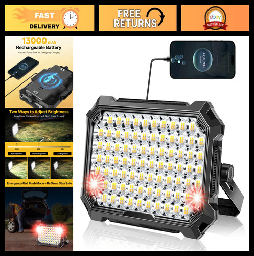 Portable rechargeable led work - rechargeable,