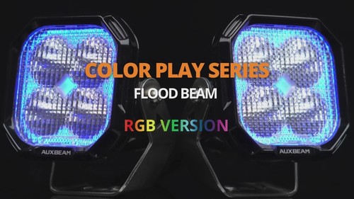 Auxbeam pair rgb led work - rgb,