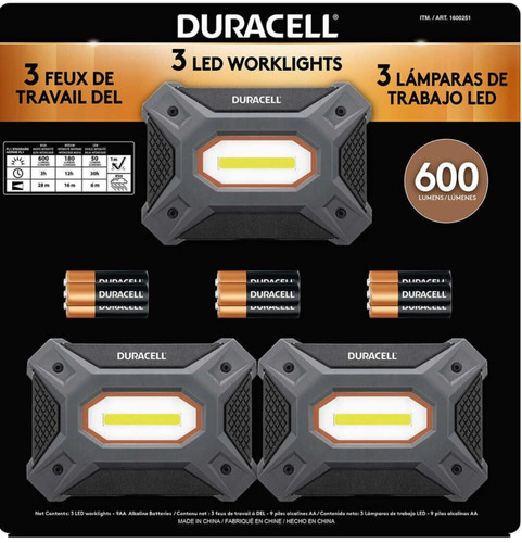 Duracell led work lights - led, set