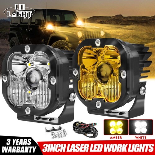 Pair laser led cube pods - pair,